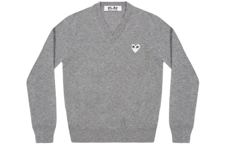 CDG Play Трикотажный свитер мужской серый
CDG Play Трикотажный свитер мужской серый