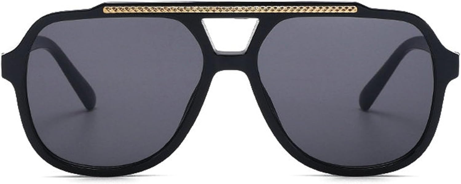 Willochra Модные солнцезащитные очки-пилот с двойной перемычкой, женские, в стиле ретро, черные, с защитой от УФ-излучения UV400, мужские, трендовые солнцезащитные очки, C1
Willochra Модные солнцезащитные очки-пилот с двойной перемычкой, женские, в стиле ретро, черные, с защитой от УФ-излучения UV400, мужские, трендовые солнцезащитные очки, C1