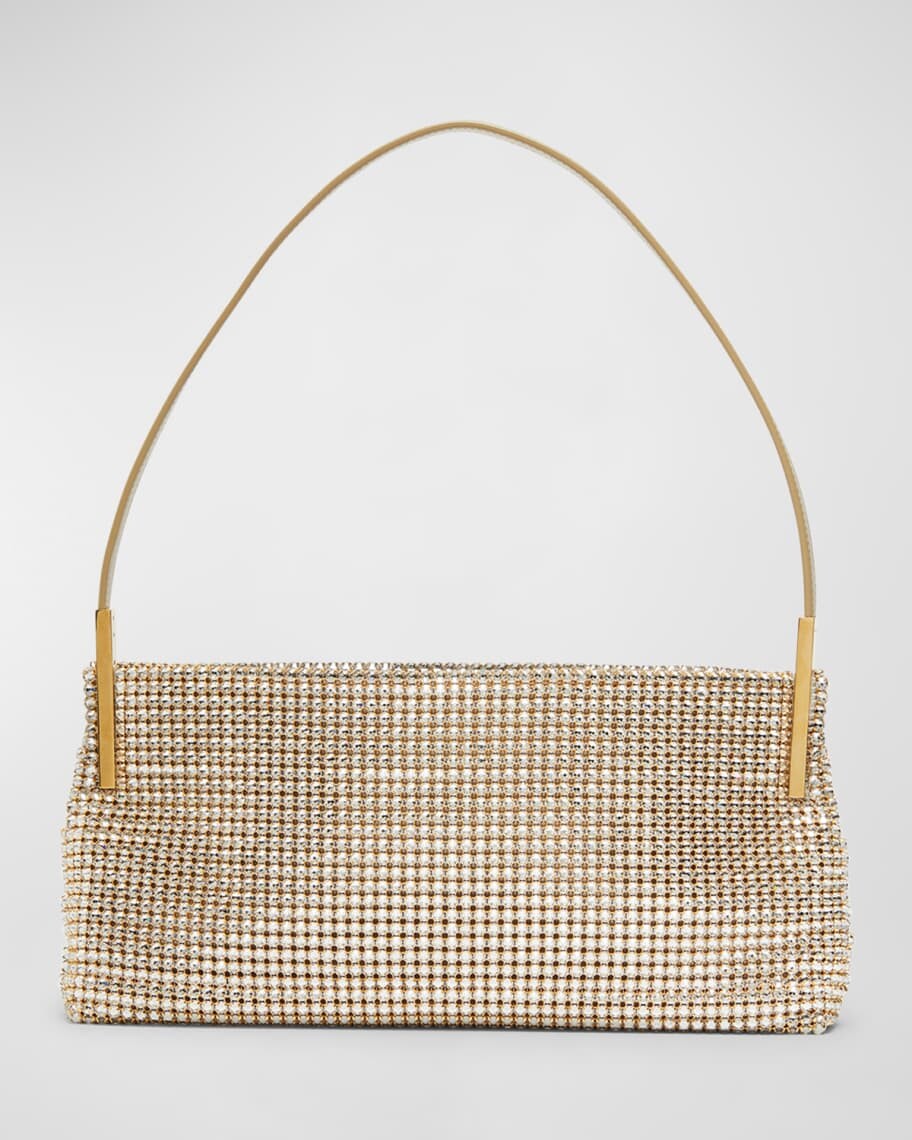 Маленькая атласная сумка на плечо Suzanne со стразами Saint Laurent
Маленькая атласная сумка на плечо Suzanne со стразами Saint Laurent