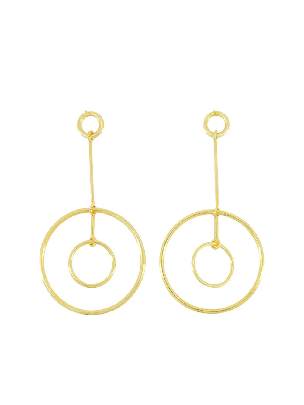 Серьги-капли в форме двойного круга PAULA, золотой
Серьги-капли в форме двойного круга PAULA, золотой