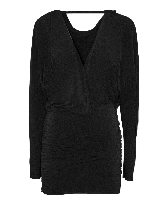 Черное мини-платье со сборками Andamane, черный
Черное мини-платье со сборками Andamane, черный