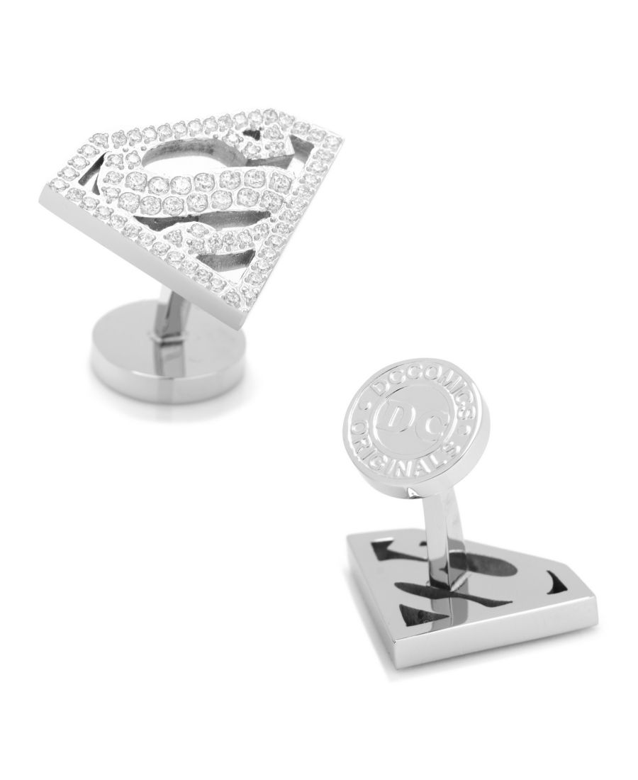 Запонки из нержавеющей стали с белыми кристаллами Супермен Cufflinks Inc, Silver
Запонки из нержавеющей стали с белыми кристаллами Супермен Cufflinks Inc, Silver