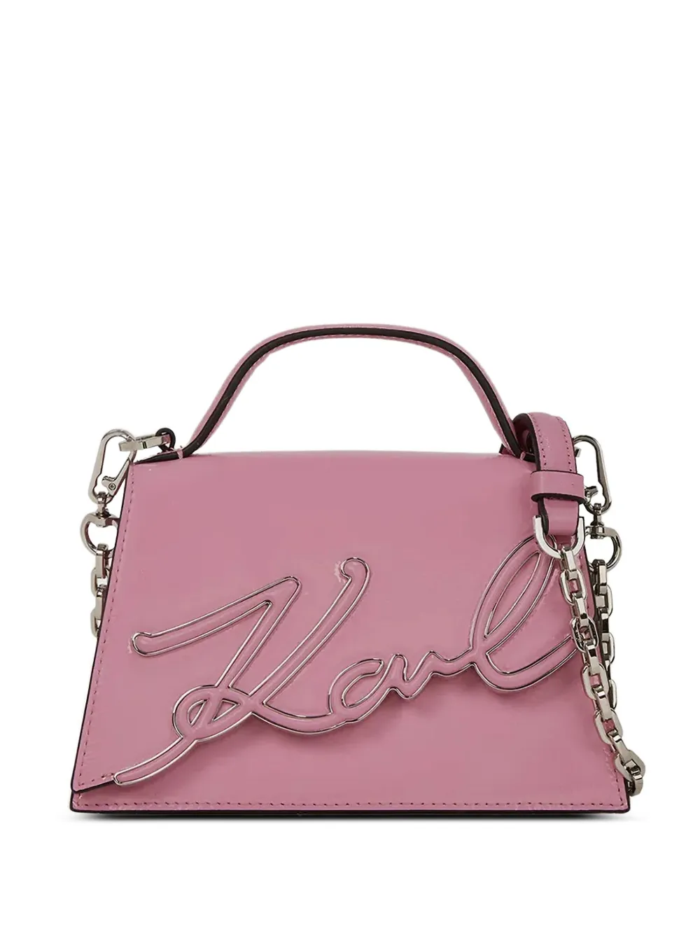 Маленькая сумка-тоут K/Signature Karl Lagerfeld, розовый
Маленькая сумка-тоут K/Signature Karl Lagerfeld, розовый