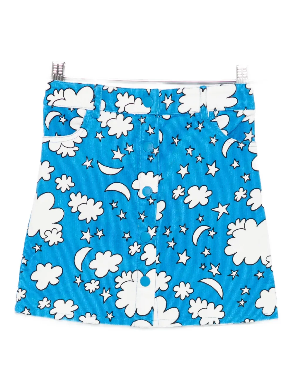 Юбка из вельвета со звездным принтом Stella McCartney Kids, синий
Юбка из вельвета со звездным принтом Stella McCartney Kids, синий