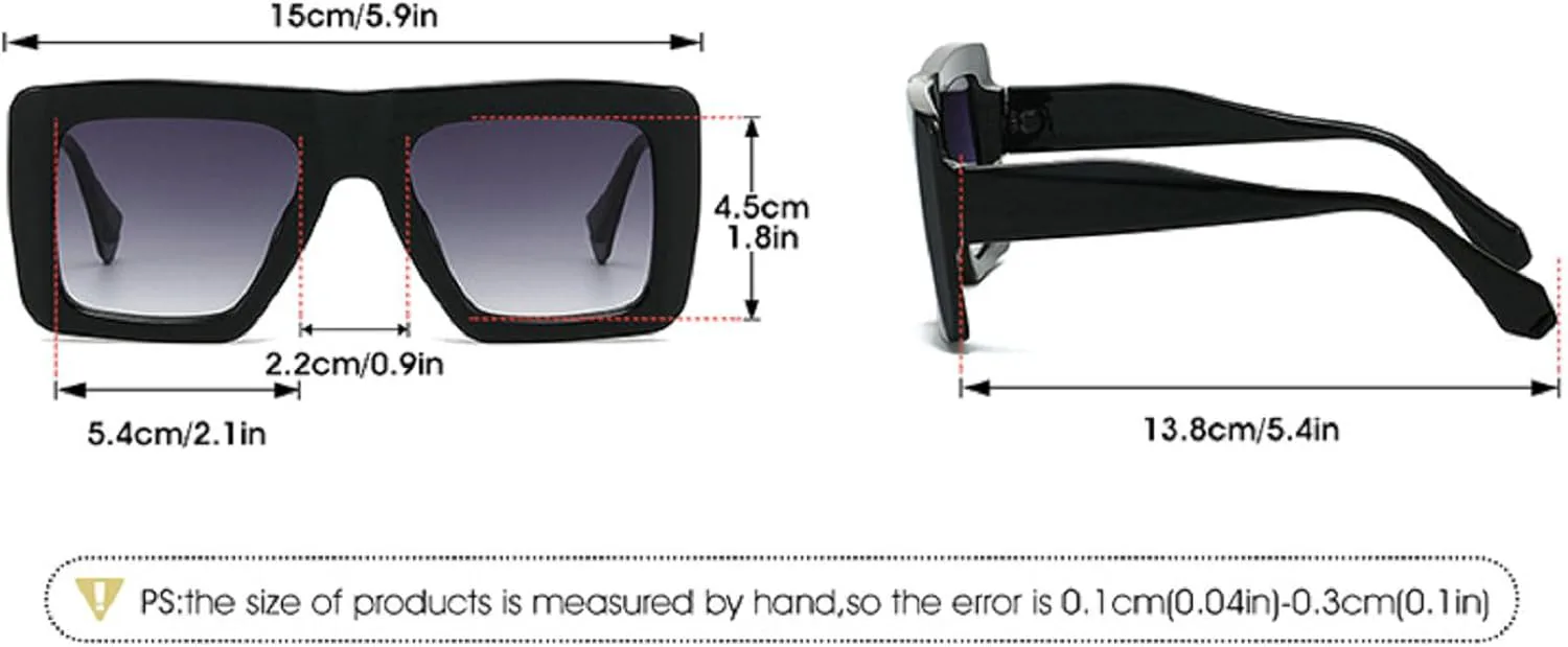 Крупные квадратные солнцезащитные очки для женщин и мужчин в стиле ретро 70-х годов, очки-пилот, модные солнцезащитные очки с защитой от УФ-излучения mincl, Black Red
Крупные квадратные солнцезащитные очки для женщин и мужчин в стиле ретро 70-х годов, очки-пилот, модные солнцезащитные очки с защитой от УФ-излучения mincl, Black Red