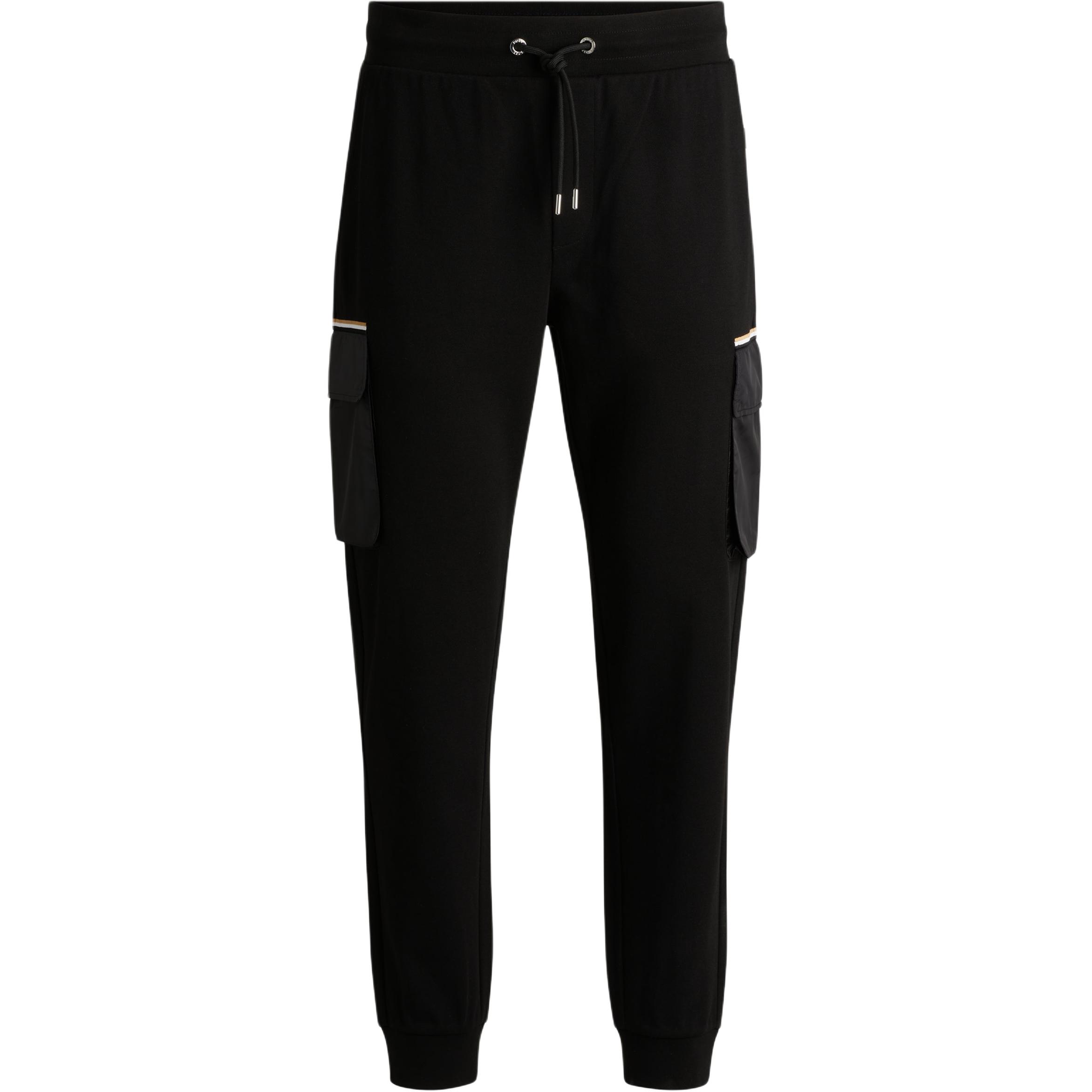 Трикотажные спортивные штаны мужские черные HUGO BOSS
Трикотажные спортивные штаны мужские черные HUGO BOSS