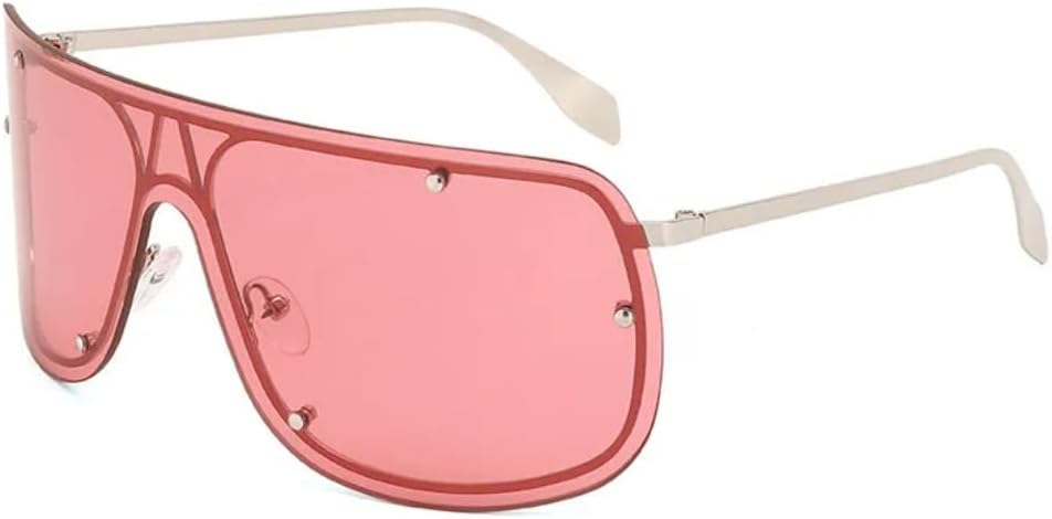 Большие цельные солнцезащитные очки-щиток в модном роскошном стиле для женщин, идеально подходящие для езды на велосипеде, в стиле панк с заклепками, большие мужские очки с защитой от УФ-излучения UV400 TKKTLLT, Red
Большие цельные солнцезащитные очки-щиток в модном роскошном стиле для женщин, идеально подходящие для езды на велосипеде, в стиле панк с заклепками, большие мужские очки с защитой от УФ-излучения UV400 TKKTLLT, Red