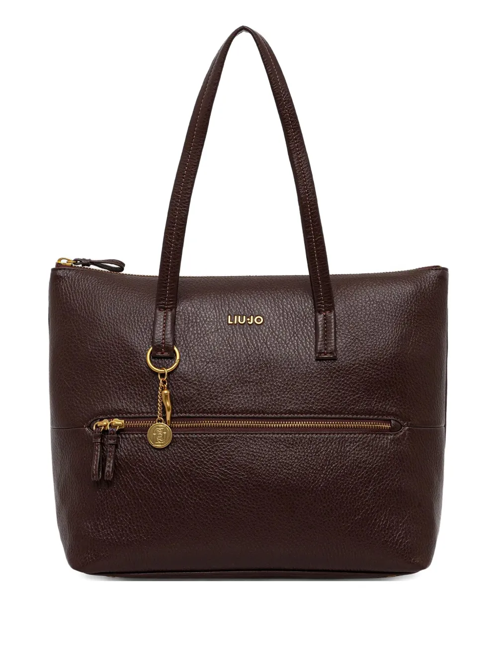 Сумка-тоут с застежкой-молнией и декоративной подвеской Liu Jo, коричневый
Сумка-тоут с застежкой-молнией и декоративной подвеской Liu Jo, коричневый