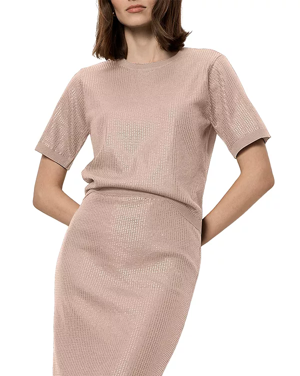 Блестящий свитер с пайетками Sanctuary, бежевый
Блестящий свитер с пайетками Sanctuary, бежевый