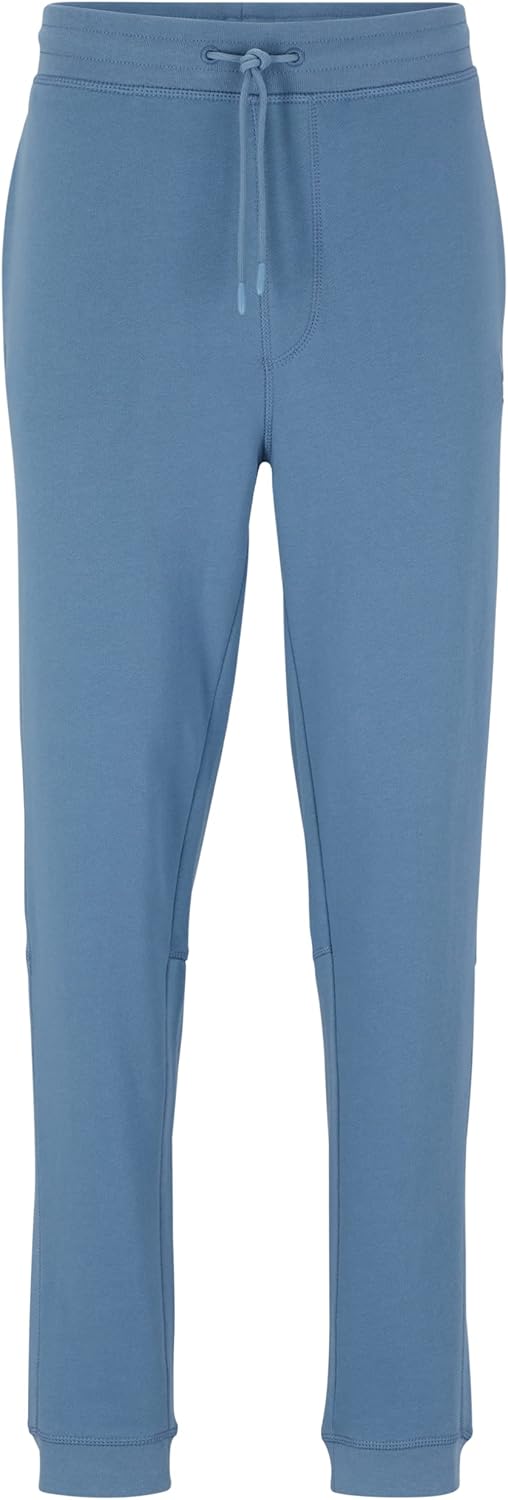 BOSS Мужские спортивные брюки с логотипом из французского футера, Chambray Blue
BOSS Мужские спортивные брюки с логотипом из французского футера, Chambray Blue