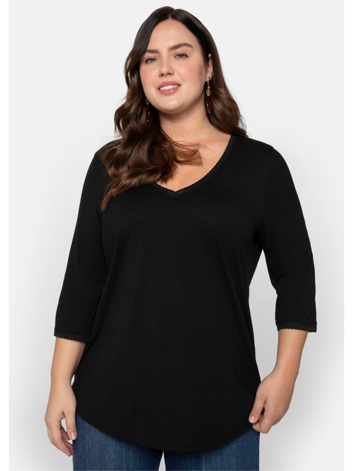 Футболка sheego, черный
Футболка sheego, черный