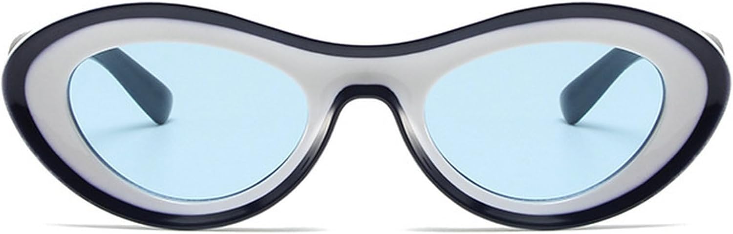 Овальные солнцезащитные очки для женщин 2024 года, стильные, разноцветные, для активного отдыха, модные для мужчин, дизайнерские, с защитой от УФ-излучения, для пляжных вечеринок mincl, White Blue
Овальные солнцезащитные очки для женщин 2024 года, стильные, разноцветные, для активного отдыха, модные для мужчин, дизайнерские, с защитой от УФ-излучения, для пляжных вечеринок mincl, White Blue