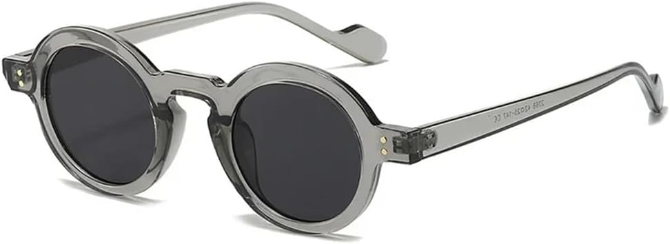 Маленькие круглые солнцезащитные очки для женщин с прозрачными линзами цвета океана и защитой от УФ-излучения UV400, для мужчин с заклепками, в стиле панк, для занятий спортом на открытом воздухе и верховой езды UYPTK, Grey Grey
Маленькие круглые солнцезащитные очки для женщин с прозрачными линзами цвета океана и защитой от УФ-излучения UV400, для мужчин с заклепками, в стиле панк, для занятий спортом на открытом воздухе и верховой езды UYPTK, Grey Grey