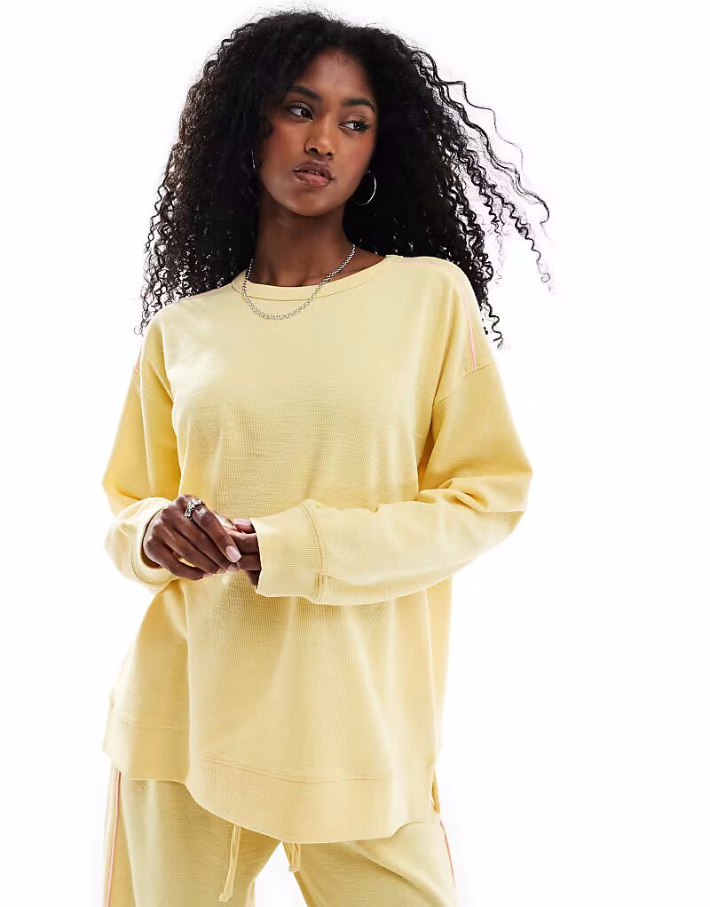 Пляжный топ с длинными рукавами из хлопка: On Rib желтого цвета Cotton:On
Пляжный топ с длинными рукавами из хлопка: On Rib желтого цвета Cotton:On