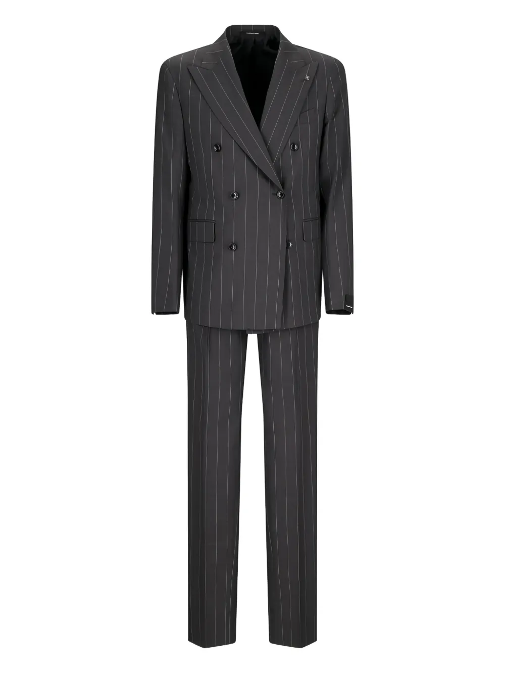 Костюм в тонкую полоску с двубортным пиджаком TAGLIATORE, серый
Костюм в тонкую полоску с двубортным пиджаком TAGLIATORE, серый