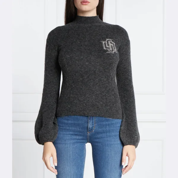 Свитер обычного кроя с добавлением шерсти Liu Jo, черный
Свитер обычного кроя с добавлением шерсти Liu Jo, черный