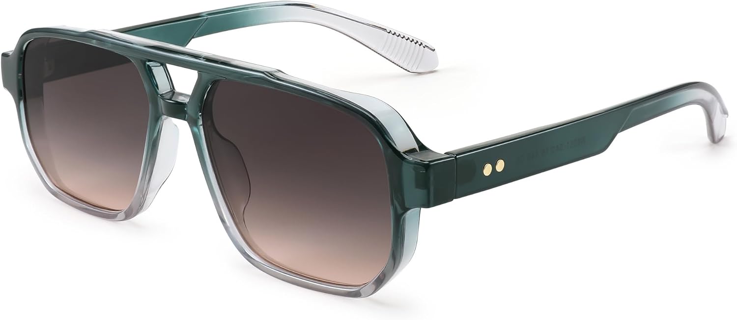 Солнцезащитные очки FEISEDY Retro Square Aviator для женщин и мужчин, винтажные прямоугольные очки 70-х годов с защитой от УФ-излучения UV400, артикул B9120, Green Frame Pink Lens
Солнцезащитные очки FEISEDY Retro Square Aviator для женщин и мужчин, винтажные прямоугольные очки 70-х годов с защитой от УФ-излучения UV400, артикул B9120, Green Frame Pink Lens