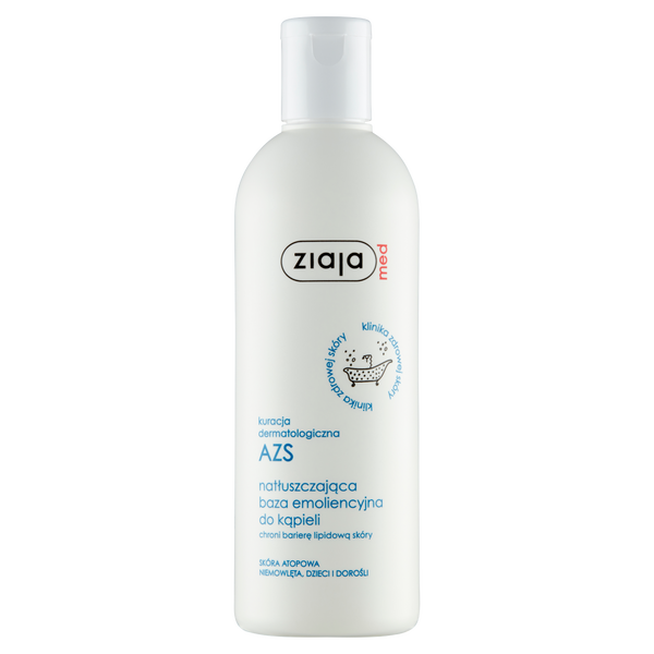 Увлажняющая смягчающая основа для ванн для детей и взрослых, 270 мл Ziaja Med Kuracja dermatologiczna
Увлажняющая смягчающая основа для ванн для детей и взрослых, 270 мл Ziaja Med Kuracja dermatologiczna