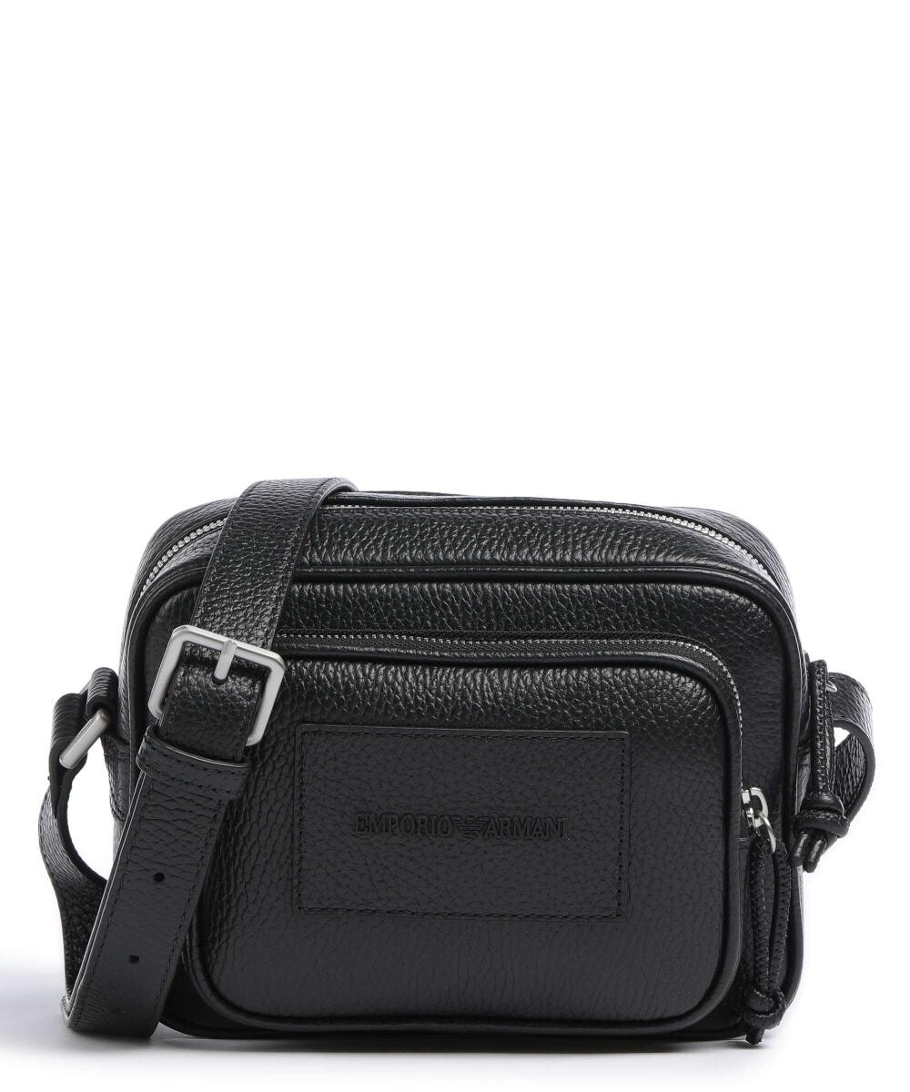 Деловая сумка через плечо из зерненой яловой кожи Emporio Armani, черный
Деловая сумка через плечо из зерненой яловой кожи Emporio Armani, черный