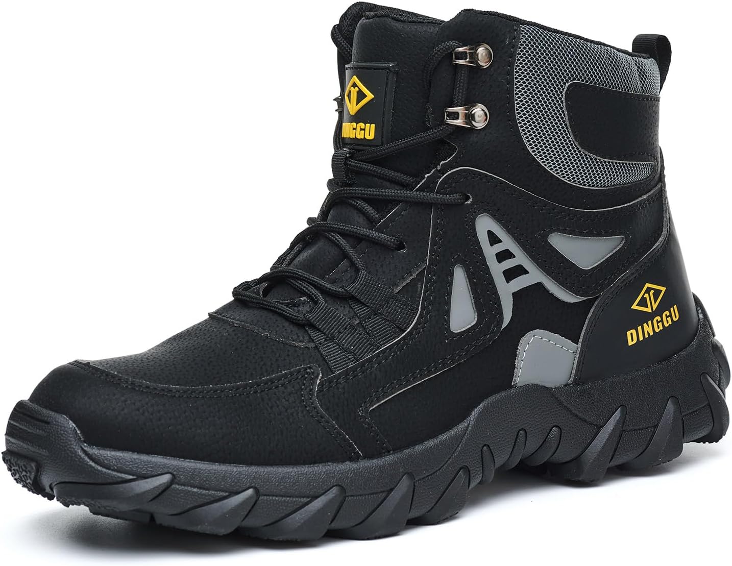 Мужские ботинки DINGGU с металлическим носком, безопасные, удобные, неразрушимые промышленные и строительные ботинки, мужские ботинки с композитным носком, черный
Мужские ботинки DINGGU с металлическим носком, безопасные, удобные, неразрушимые промышленные и строительные ботинки, мужские ботинки с композитным носком, черный