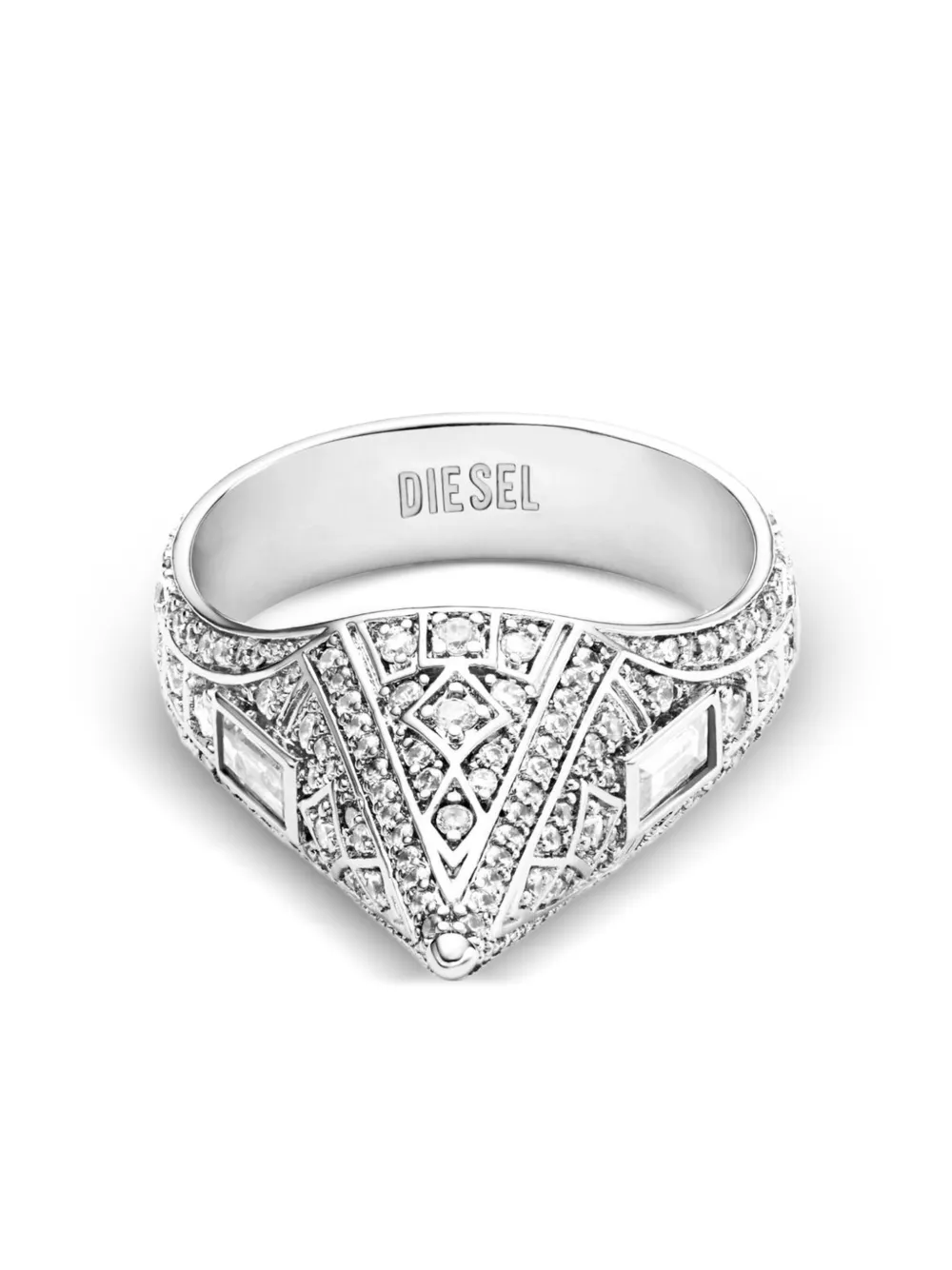 Кольцо в форме конуса Diesel, серебряный
Кольцо в форме конуса Diesel, серебряный