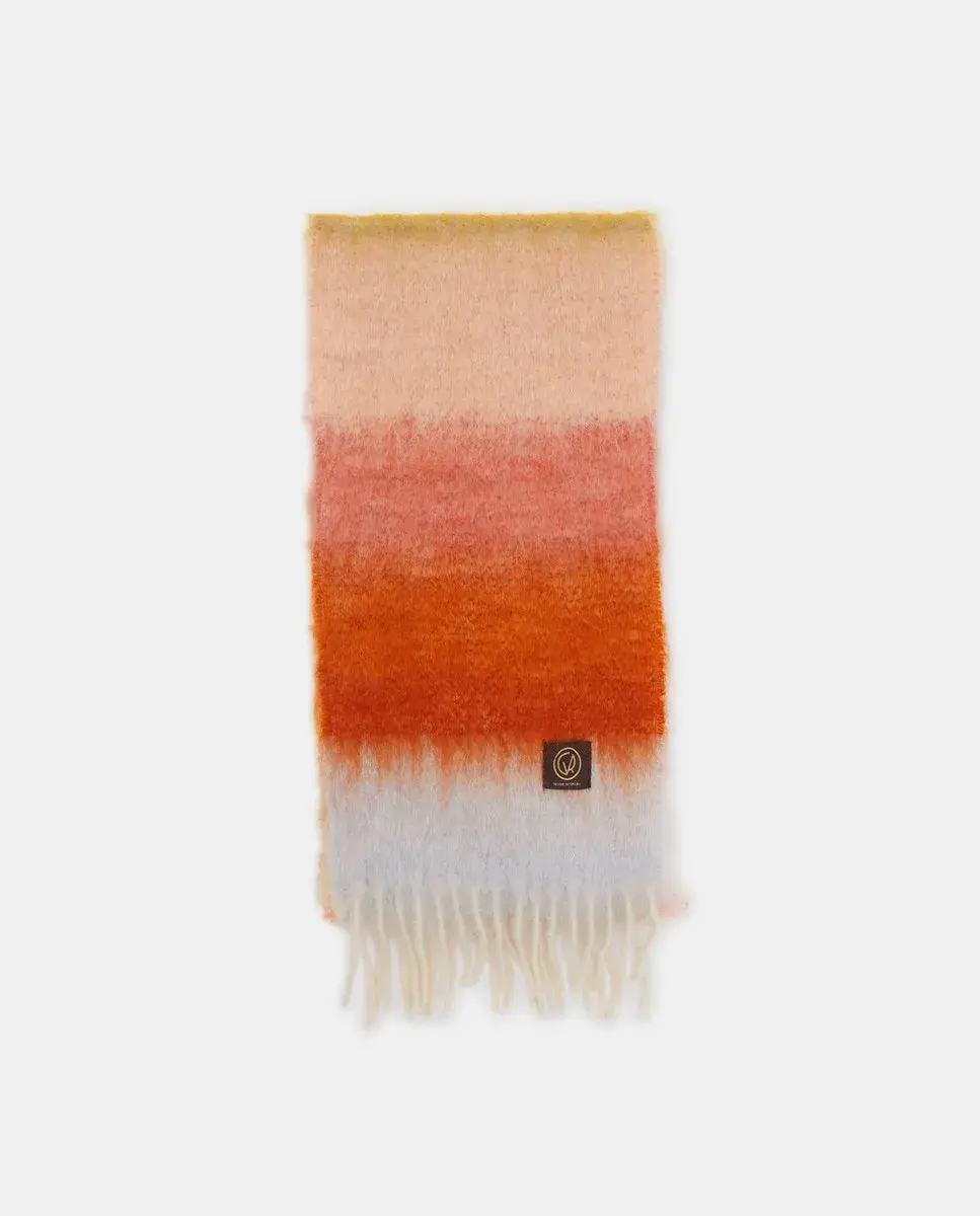 Вязаный шарф из натуральных волокон в разноцветную полоску Mantas Ezcaray, многоцветный
Вязаный шарф из натуральных волокон в разноцветную полоску Mantas Ezcaray, многоцветный