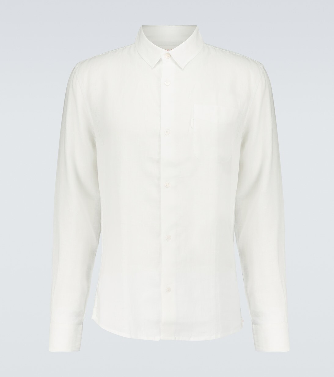 Льняная рубашка монако Derek Rose, белый 
Льняная рубашка монако Derek Rose, белый