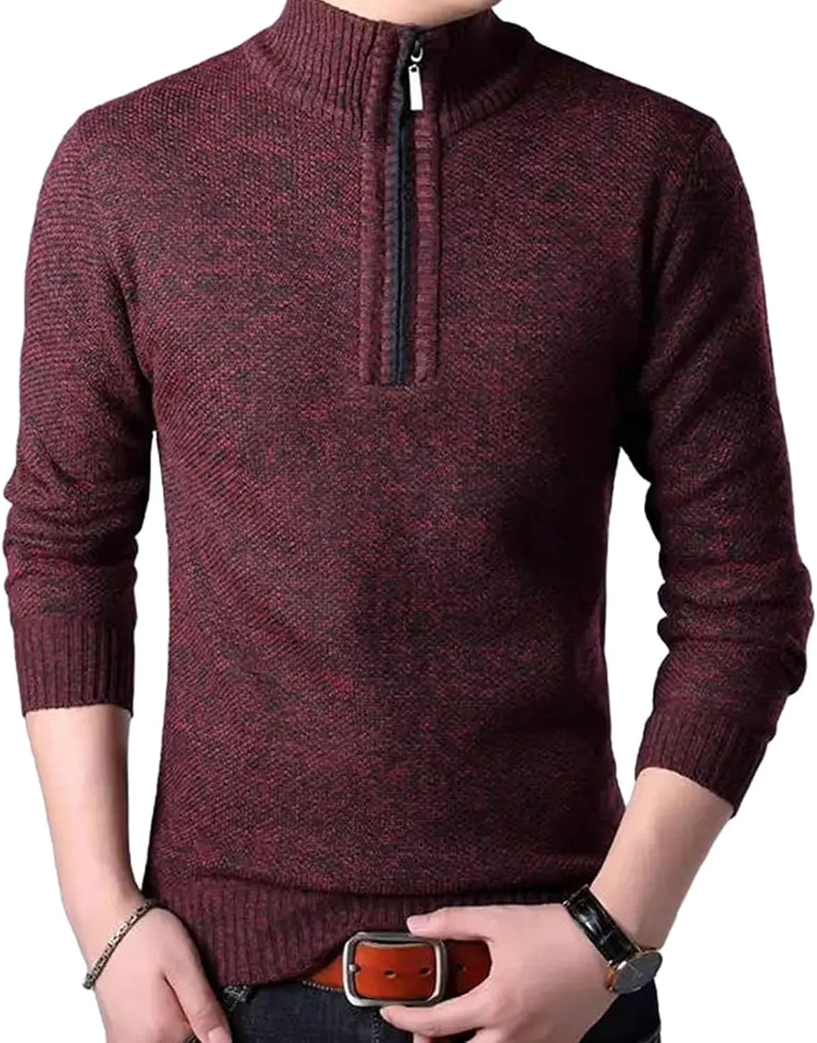 Толстовка с полуворотником и молнией для мужчин
Толстовка с полуворотником и молнией для мужчин