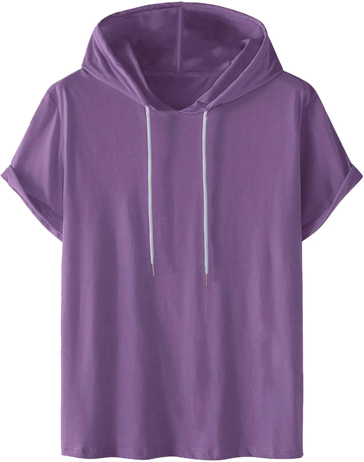 Мужская футболка с коротким рукавом и капюшоном, Big and Tall, Cotton, Loose Fit
Мужская футболка с коротким рукавом и капюшоном, Big and Tall, Cotton, Loose Fit