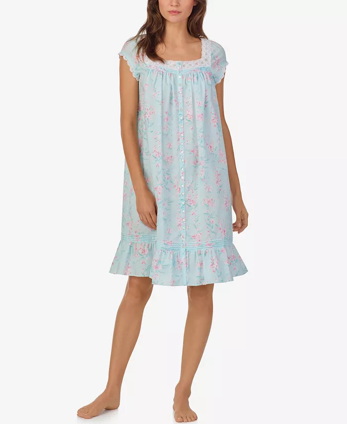 Женское короткое платье с рукавами-крылышками Eileen West, синий
Женское короткое платье с рукавами-крылышками Eileen West, синий