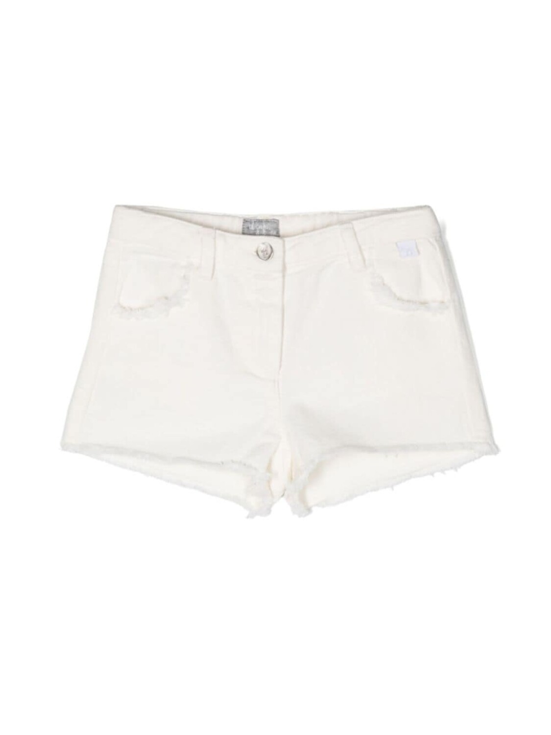 Il Gufo джинсовые шорты с бахромой, белый
Il Gufo джинсовые шорты с бахромой, белый