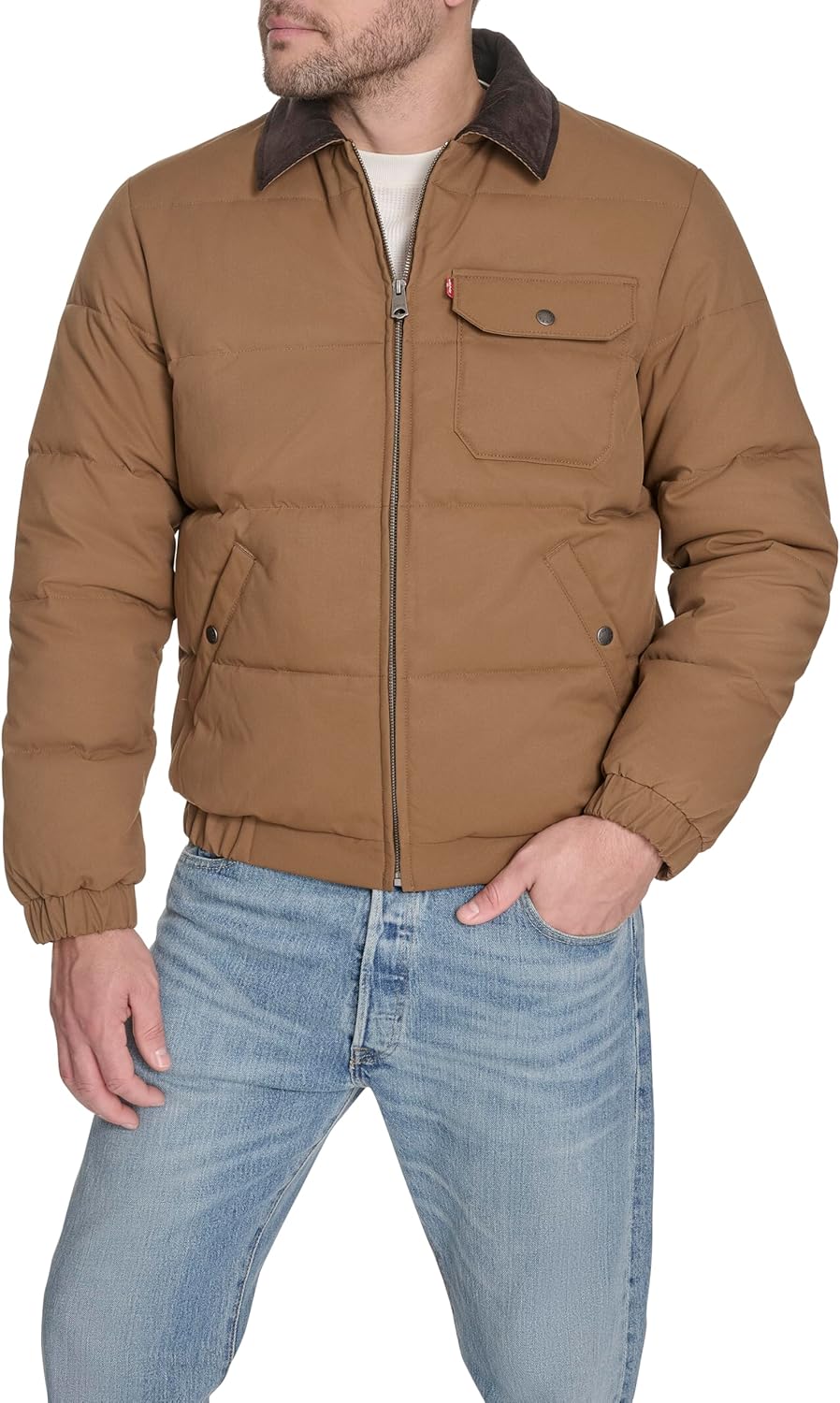 Мужская стеганая куртка Levi's Depot с воротником из шерпы, Worker Brown
Мужская стеганая куртка Levi's Depot с воротником из шерпы, Worker Brown