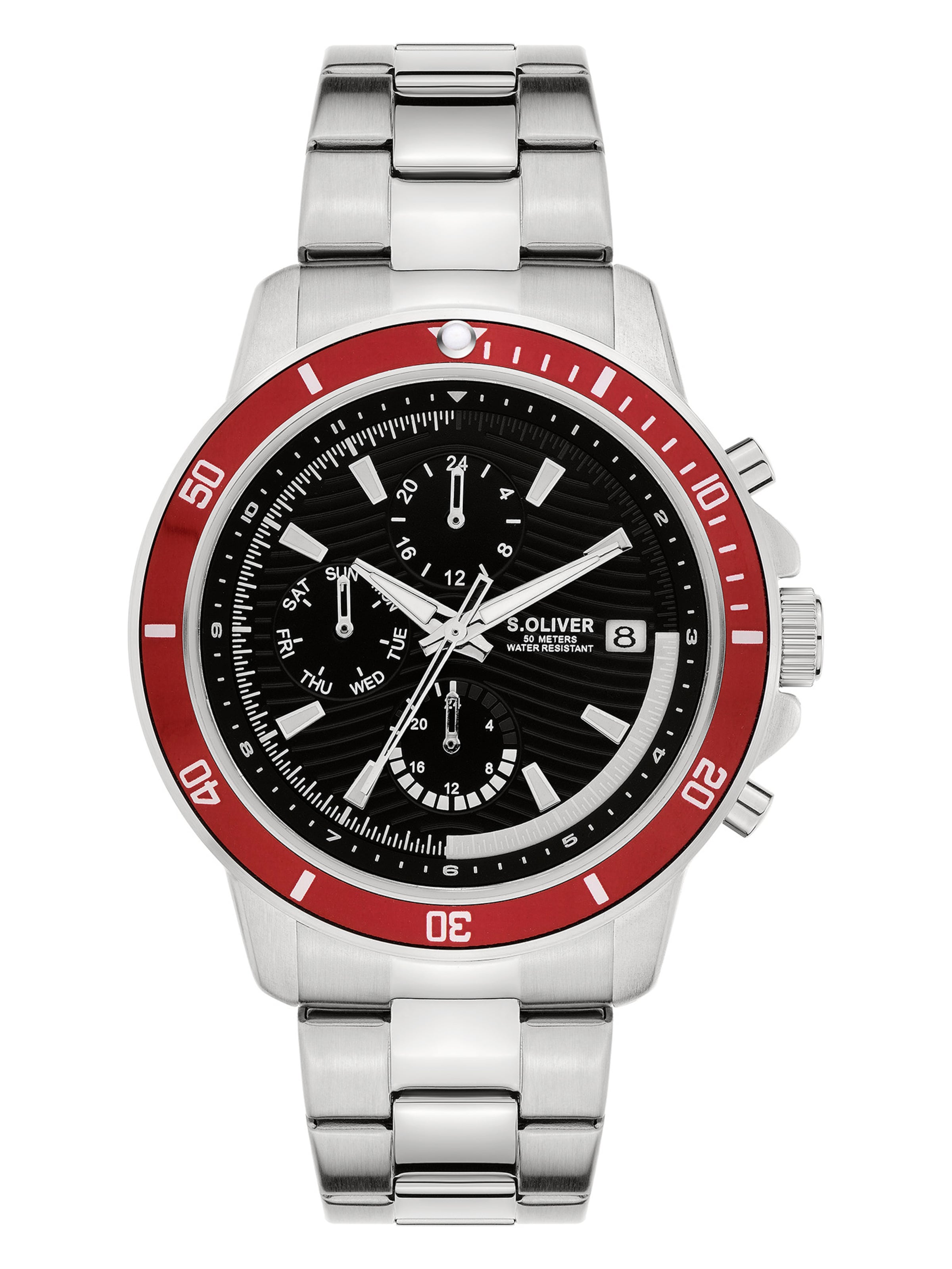 s.Oliver Серебряные аналоговые часы
s.Oliver Серебряные аналоговые часы