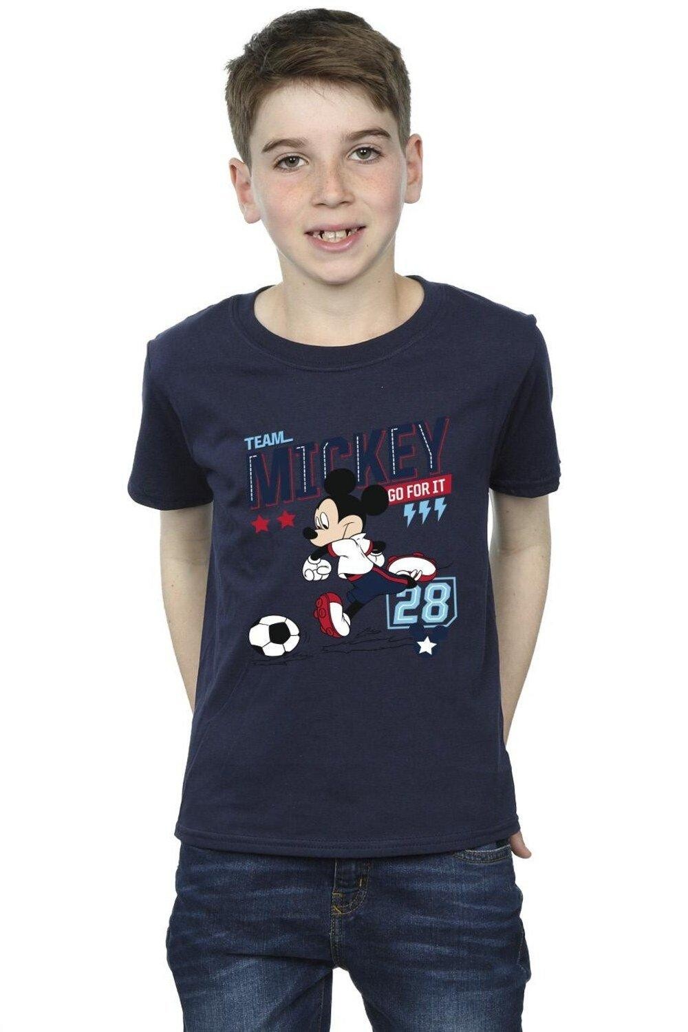 Футбольная футболка с Микки Маусом и Микки Маусом Disney, темно-синий
Футбольная футболка с Микки Маусом и Микки Маусом Disney, темно-синий