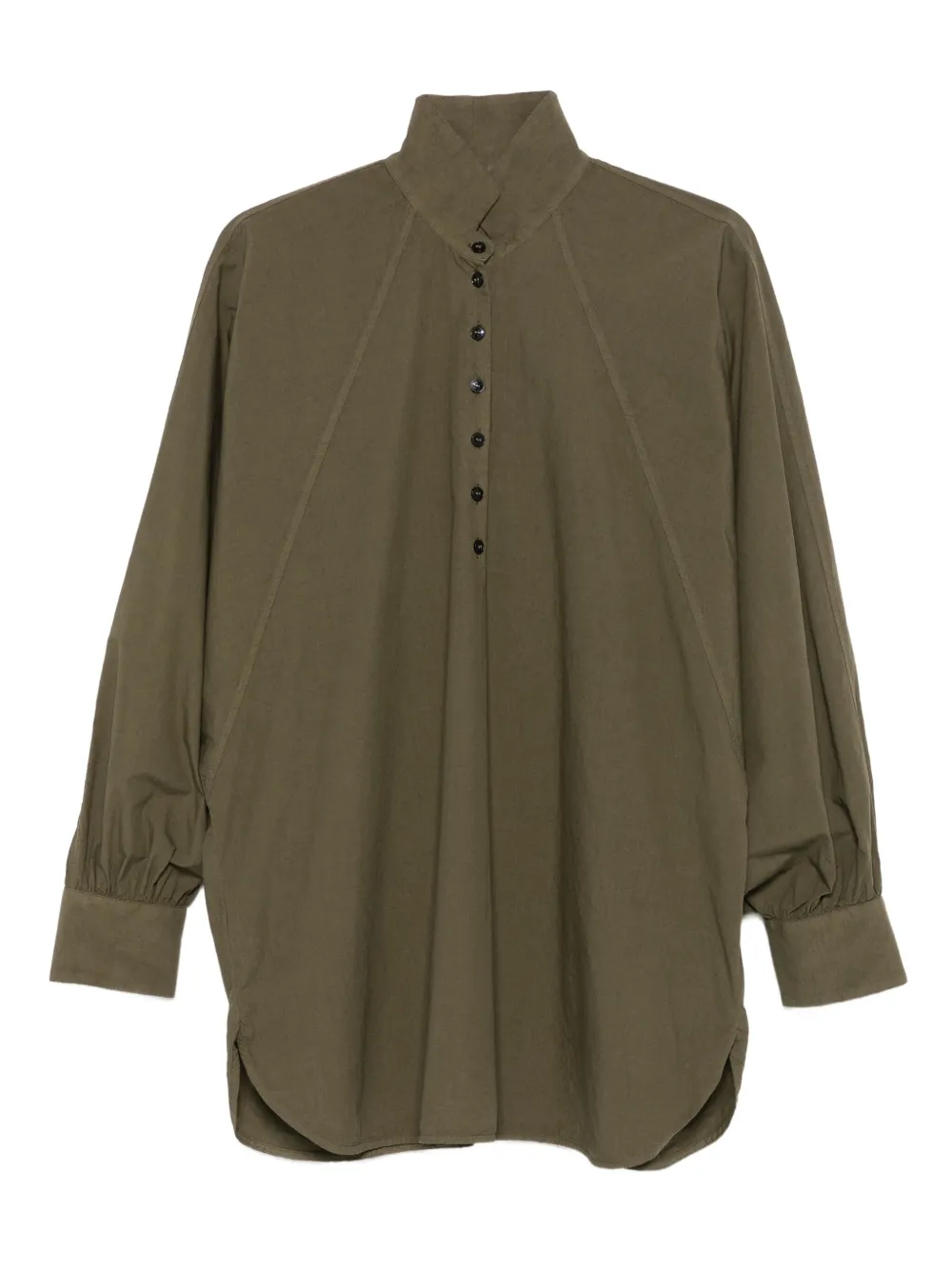 Блузка с высоким воротником Barena, зеленый
Блузка с высоким воротником Barena, зеленый