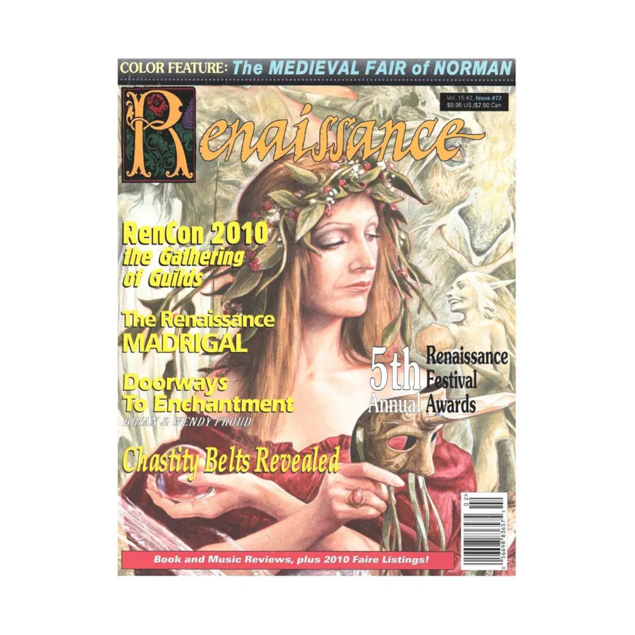 Журнал #72 "Chastity Belts Revealed, RenCon 2010", Renaissance Magazine #051-100
Журнал #72 "Chastity Belts Revealed, RenCon 2010", Renaissance Magazine #051-100