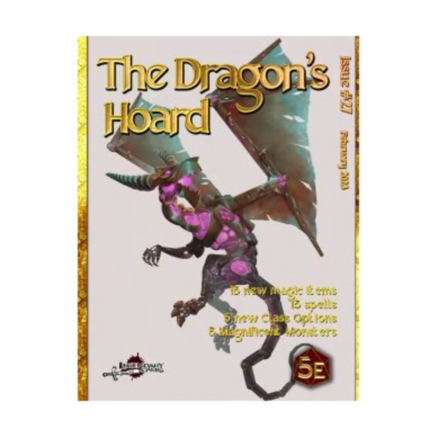 Dragon's Hoard - Issue #27, Dungeons & Dragons (5th Edition) - Dragon's Hoard (Legendary Games), мягкая обложка
Dragon's Hoard - Issue #27, Dungeons & Dragons (5th Edition) - Dragon's Hoard (Legendary Games), мягкая обложка