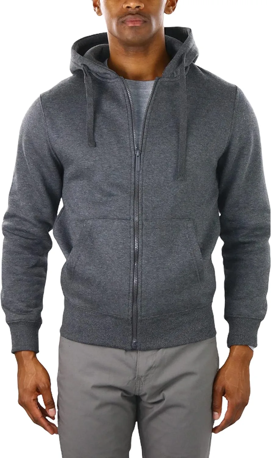 Мужская толстовка с капюшоном на молнии и карманом-кенгуру ToBeInStyle
Мужская толстовка с капюшоном на молнии и карманом-кенгуру ToBeInStyle