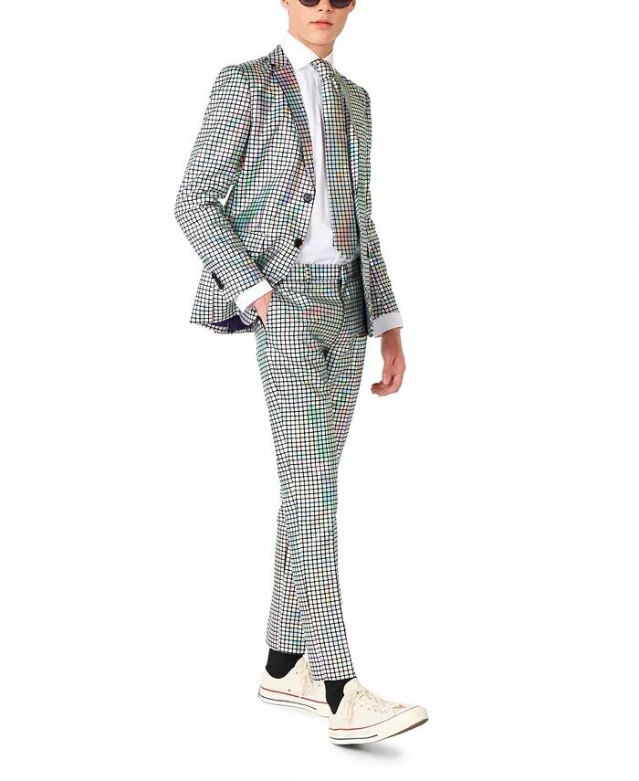 Костюм для вечеринки в стиле диско-шар с эффектом металлик для больших мальчиков, комплект из 3 предметов Opposuits
Костюм для вечеринки в стиле диско-шар с эффектом металлик для больших мальчиков, комплект из 3 предметов Opposuits