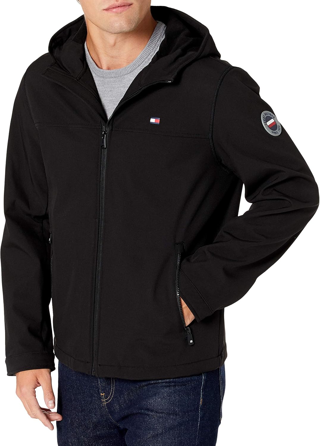 Мужская куртка Tommy Hilfiger Soft Shell с капюшоном и водонепроницаемой отделкой, Black
Мужская куртка Tommy Hilfiger Soft Shell с капюшоном и водонепроницаемой отделкой, Black
