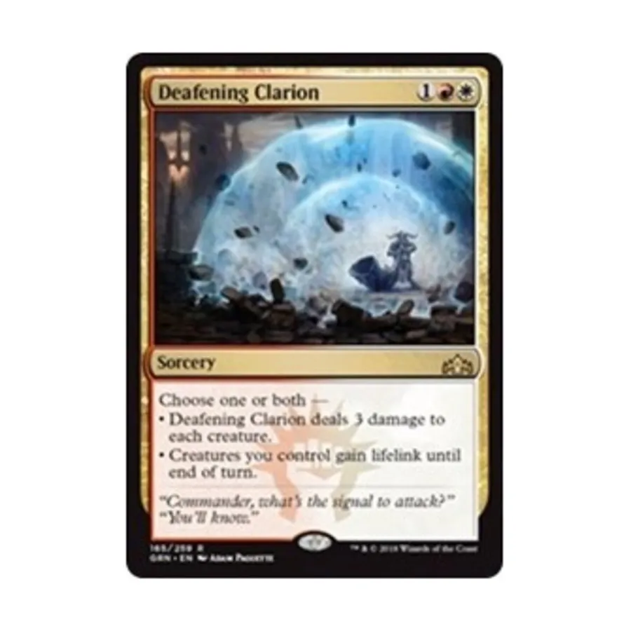 CCG Оглушительный гром (клавиша R), MTG - Guilds of Ravnica
CCG Оглушительный гром (клавиша R), MTG - Guilds of Ravnica