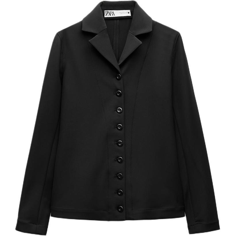 ZW Series деловой пиджак женский черный Zara
ZW Series деловой пиджак женский черный Zara
