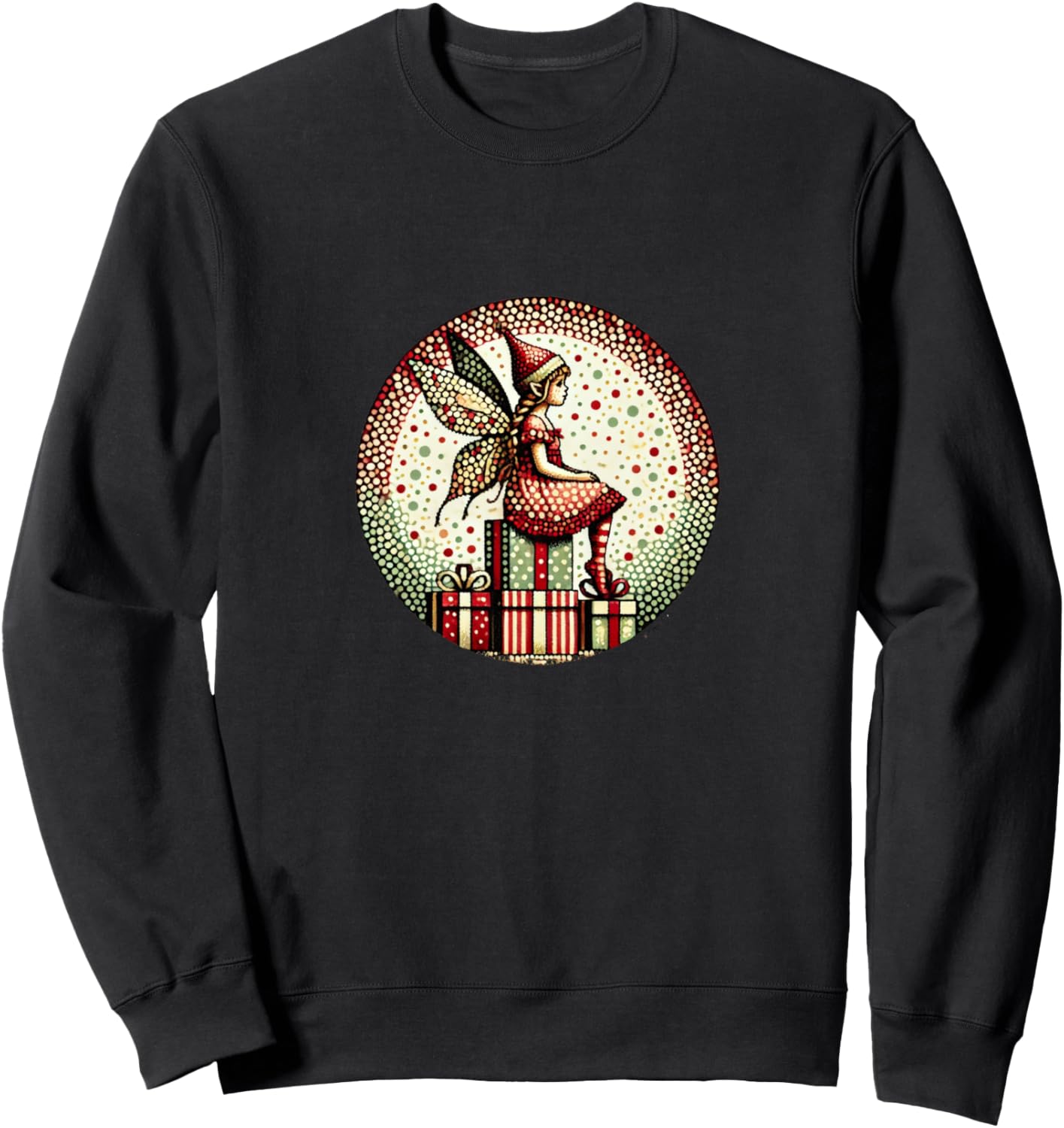 Иллюстрация рождественской феи-эльфа, милая толстовка с изображением помощника Санты Boss Bubb, черный
Иллюстрация рождественской феи-эльфа, милая толстовка с изображением помощника Санты Boss Bubb, черный