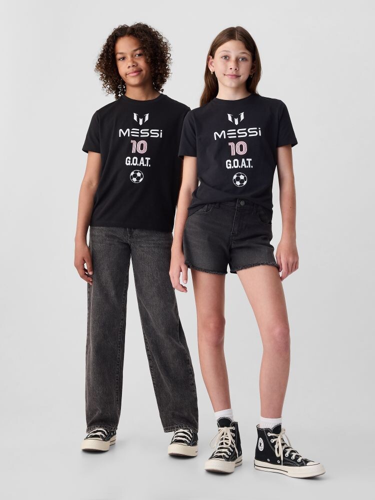 Детская футболка месси Gap, черный 
Детская футболка месси Gap, черный