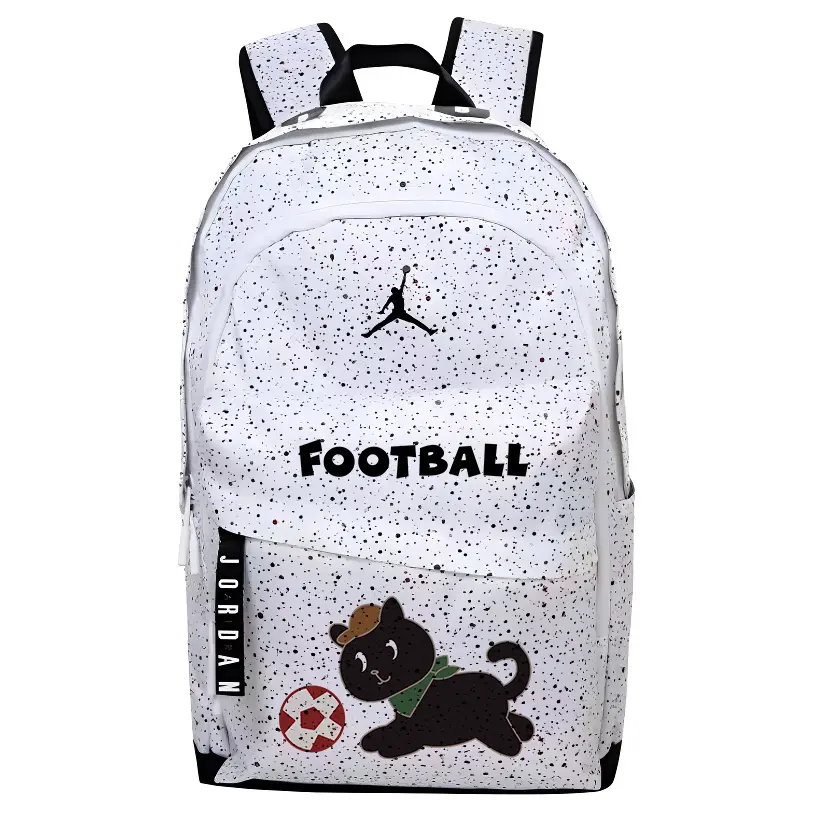Jordan Полиэстеровый рюкзак унисекс Детское дыхание, Soccer Cat
Jordan Полиэстеровый рюкзак унисекс Детское дыхание, Soccer Cat