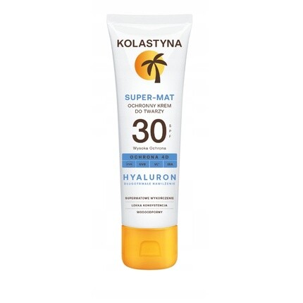 Солнцезащитный крем для лица Super Matte Spf 30 50 мл Kolastyna
Солнцезащитный крем для лица Super Matte Spf 30 50 мл Kolastyna