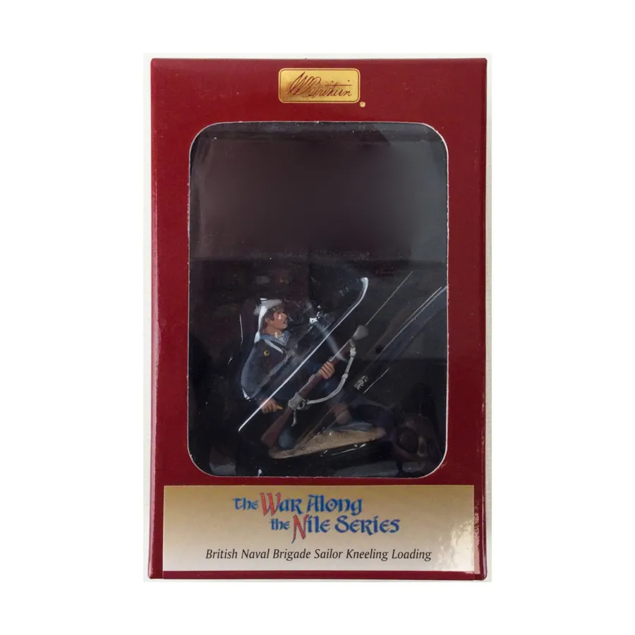 Моряк британской военно-морской бригады на коленях загружается, War Along the Nile Series (1/32) (W. Britain)
Моряк британской военно-морской бригады на коленях загружается, War Along the Nile Series (1/32) (W. Britain)