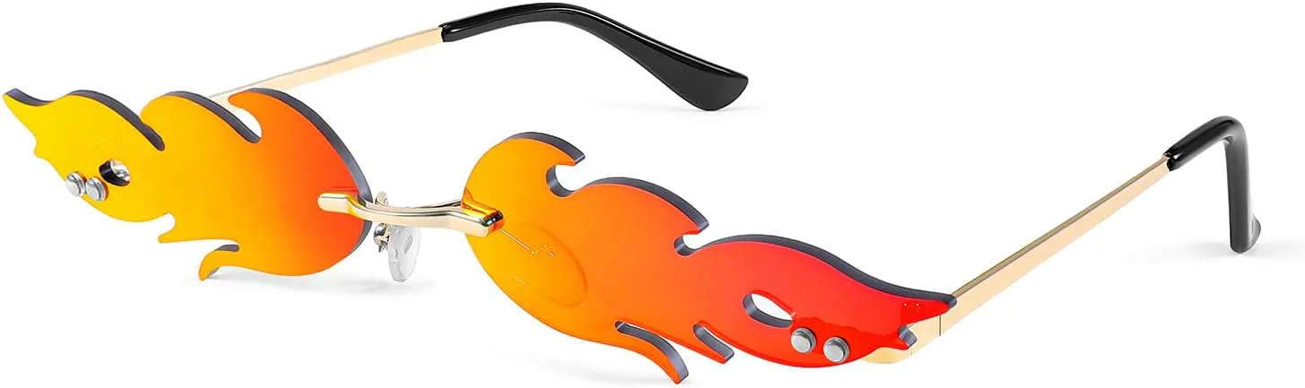 Солнцезащитные очки FEISEDY Fire Flame для женщин, без оправы, с зеркальными линзами, в форме огня, оригинальный дизайн, артикул B2839, 001 Red Mirrored Lens
Солнцезащитные очки FEISEDY Fire Flame для женщин, без оправы, с зеркальными линзами, в форме огня, оригинальный дизайн, артикул B2839, 001 Red Mirrored Lens