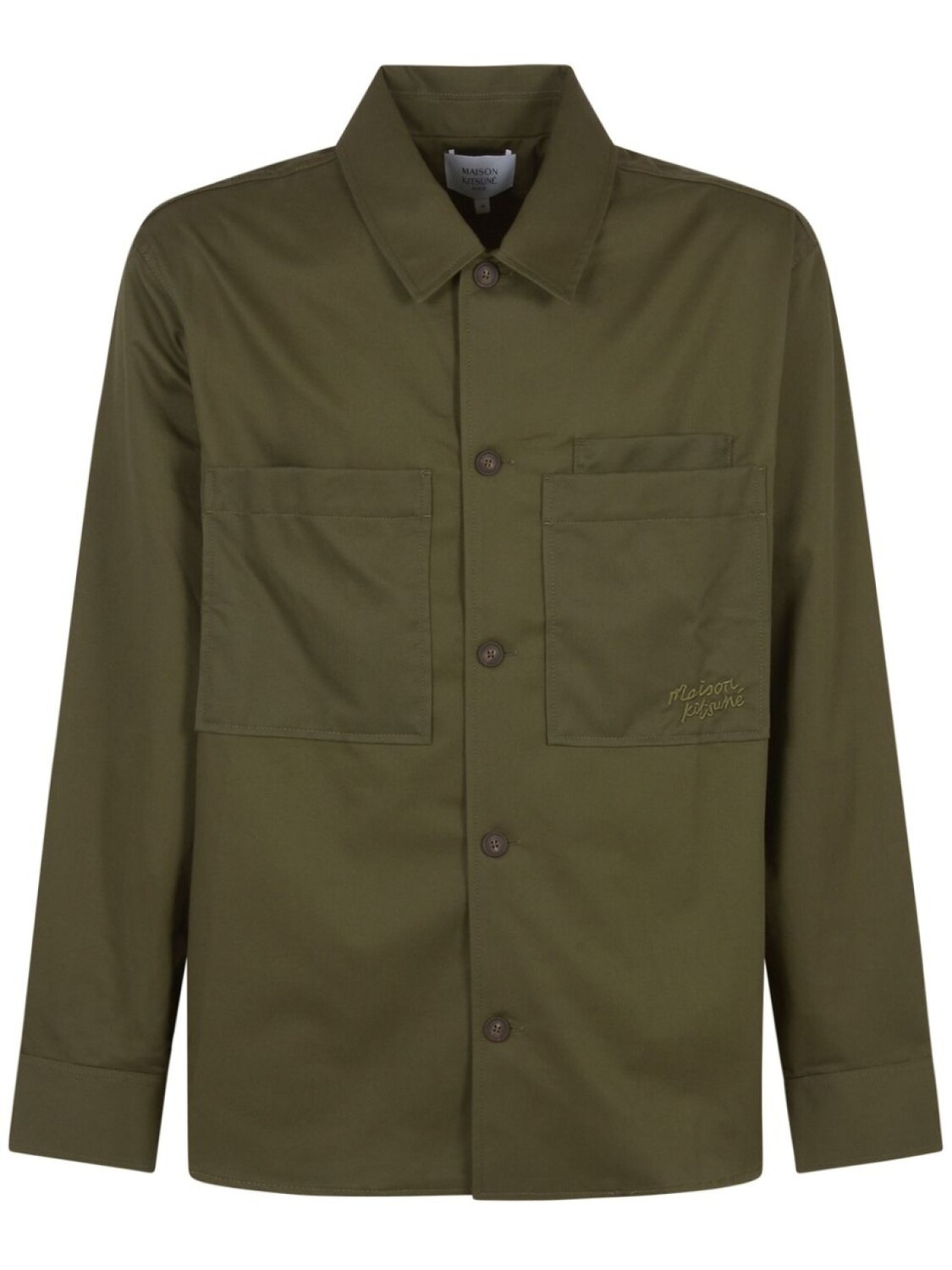 Maison Kitsuné рубашка с вышитым логотипом, зеленый
Maison Kitsuné рубашка с вышитым логотипом, зеленый