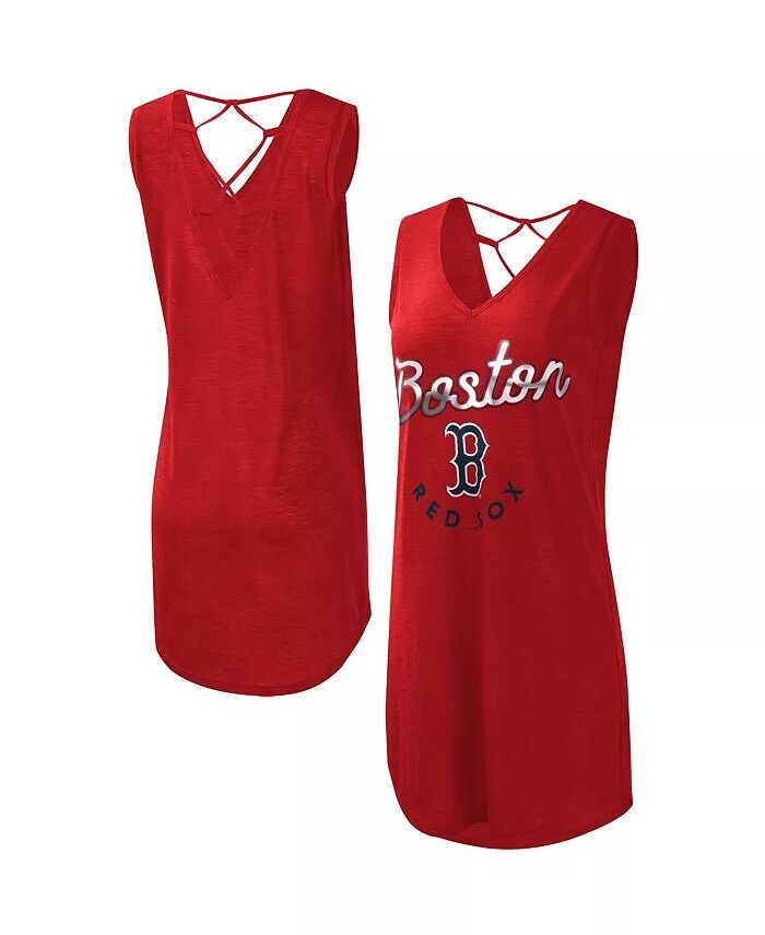 Женское красное пляжное пляжное платье Boston Red Sox Game Time Slub с v-образным вырезом G-Iii 4Her By Carl Banks, красный
Женское красное пляжное пляжное платье Boston Red Sox Game Time Slub с v-образным вырезом G-Iii 4Her By Carl Banks, красный